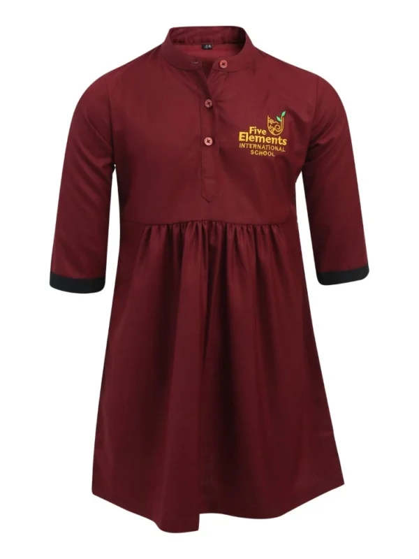 Kurti 3/4th With Vest Coat - Girls